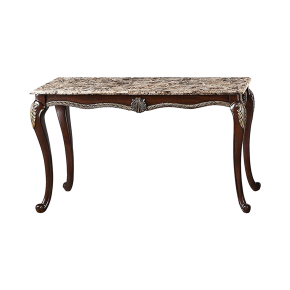 New Classic T1754-30 Maximus - Marble Console Table - Brown