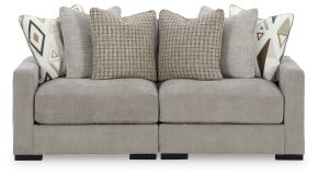 Benchcraft® 20305S1 Benchcraft® 20305S1 Aslan Court - 2-Piece Loveseat Sectional - Pebble
