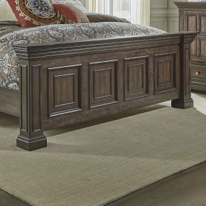 Liberty Furniture 361-BR14 Big Valley - Queen Mansion Footboard - Light Brown