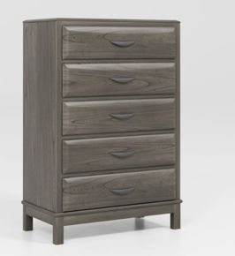 Ashley Furniture PCB478-46 Mazing - Five Drawer Chest - Gray