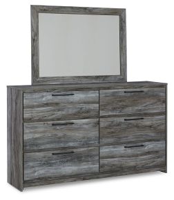 Ashley Furniture B221B30 Ashley Furniture B221B30 Baystorm - Dresser And Mirror - Gray