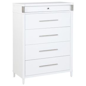 Coaster Fine Furniture 225075 Gracemont - 5-Drawer Bedroom Chest Of Drawers - White