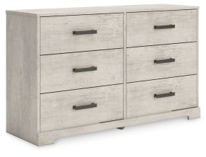 Signature Design by Ashley® EB4123-231 Shawburn - Six Drawer Dresser - Gray