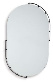 Signature Design by Ashley® A8010403 Valkings - Accent Mirror - Black