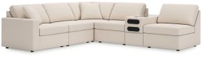 Signature Design by Ashley® 92103S23 Modmax - 6-Piece Sectional With Audio System Console - Oyster