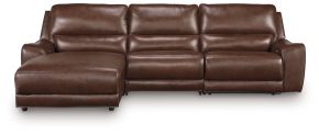 Signature Design by Ashley® PCU62607S23 DeepWakes - 3-Piece Power Reclining Sofa With LAF Press Back Power Chaise - Canyon