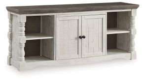 Ashley Furniture W814-30 Havalance - Extra Large TV Stand - 2 Doors - Brown / Beige