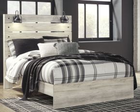Signature Design by Ashley® B192/57/54/96 Cambeck - Whitewash - Queen Panel Bed