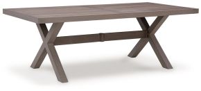 Signature Design by Ashley® P564-625 Hillside Barn - Brown - Rectangular Dining Table W/Umb Opt