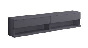 ACME 91347 Ximena - TV Stand - Led & Gray Finish