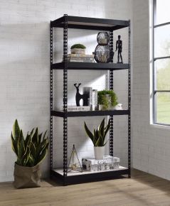 ACME 92780 ACME 92780 Decmus - 71" Bookshelf - Natural & Black