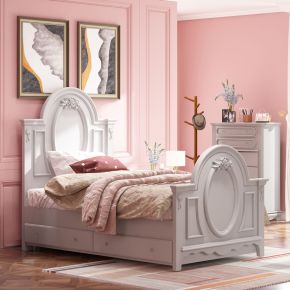 ACME BD02209F Flora - Full Bed - Gray