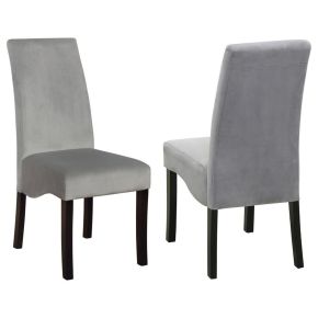 CoasterEssence 102062 Stanton - Upholstered Dining Side Chairs (Set of 2) - Gray