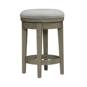 Liberty Furniture 789-OT9003 Brentwood - Upholstered Swivel Console Stool - Sandstone