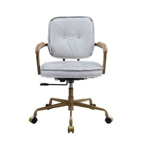 ACME 93172 ACME 93172 Siecross - Office Chair - Vintage White Top Grain Leather