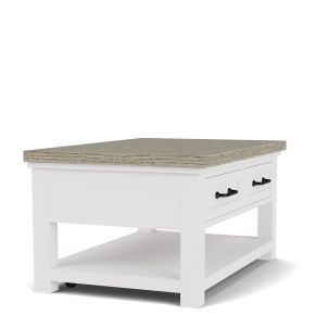 Riverside Furniture 37203 Cora - Small Coffee Table - Cloud / Fog