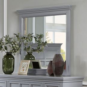 Furniture of America CM7413GY-M Castlile - Mirror - Gray