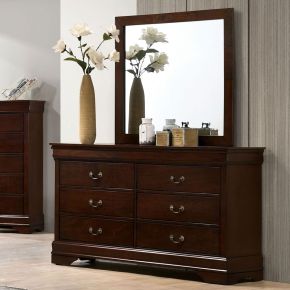 Furniture of America CM7966CH-D Louis Philippe - Dresser - Cherry