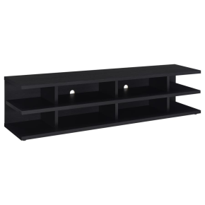 Coaster Fine Furniture 710533 Cartmill - 2-Tier TV Stand Media Console - Black