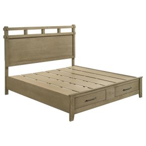 Coaster Fine Furniture 207530KEB3 Hazlewood - King Footboard Drawers (2 Pieces), Box 3 of 3 - Vineyard Oak