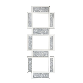 ACME 97721 Noralie - Wall Decor - Mirrored & Faux Diamonds - 63"