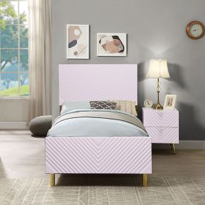 ACME BD02660F ACME BD02660F Gaines - Full Bed - Pink High Gloss
