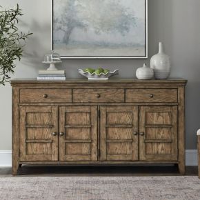 Liberty Furniture 930-SR6836 Carolina Park - Server - Brown