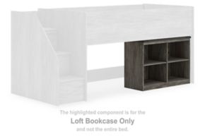 Signature Design by Ashley® B4480-17 Frandern - Loft Bookcase - Gray