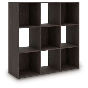 Signature Design by Ashley® EA5514-3X3 Piperton - Nine Cube Organizer - Charcoal