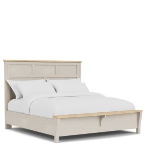 Riverside Furniture 79470-79471-79472 Glenndale - Queen Panel Bed - Aged White
