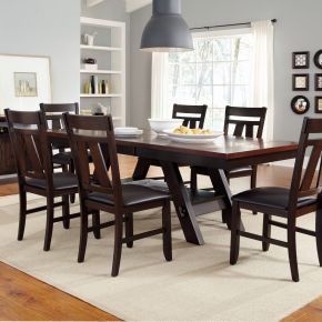 Liberty Furniture 116-CD-7RLS Lawson - 7 Piece Rectangular Table Set - Dark Brown