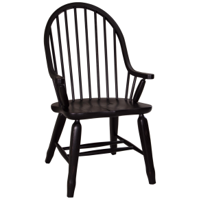 Liberty Furniture 17-C4051 Treasures - Bow Back Arm Chair - Black