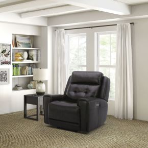 Liberty Furniture 7006DB-13P Carrington - Swivel Glider Recliner P3 - Dark Brown