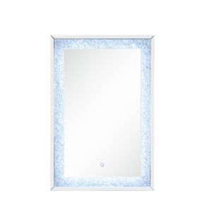 ACME 97706 Noralie - Wall Decor - Mirrored & Faux Diamonds - Wood - 47"