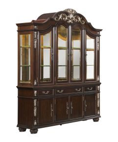 New Classic D1754-40B Maximus - China Cabinet Buffet/Base - Madeira