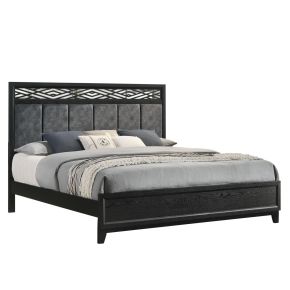 New Classic 00-1655-100 Obsidian - 6/6 King Bed - Black