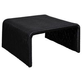 Coaster Fine Furniture 708518 Cahya - Woven Rattan Square Coffee Table - Black
