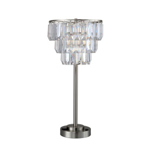 Furniture of America L76936T Meg - Table Lamp - Clear