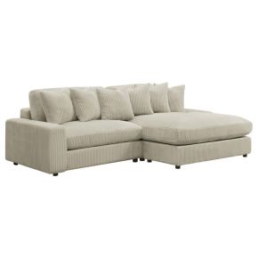 Coaster Fine Furniture 509899B2 Blaine - RAF Loveseat - Sand