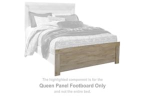 Signature Design by Ashley® B331-54 Bellaby - Queen Panel Footboard - Whitewash