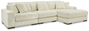 Signature Design by Ashley® 21104S12 Lindyn - Ivory - 3-Piece Sectional With Raf Corner Chaise