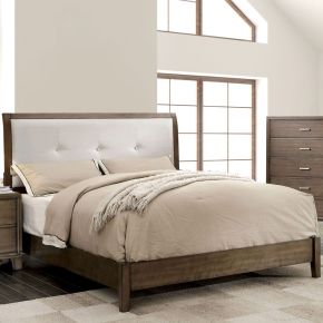 Furniture of America CM7068GY-CK-BED Enrico - California King Bed - Gray