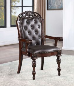 Furniture of America CM3256CH-AC-2PK Nouvelle - Arm Chair (Set of 2)
