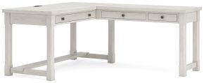 Signature Design by Ashley® H742H1 Robbinsdale - L-Shaped Home Office Desk - Antique White