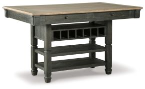 Ashley Furniture D736-32 Tyler Creek - Rectangular Dining Room Counter Table - Black / Gray