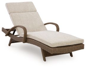 Ashley Furniture PCP790-815 Laguna Heights - Chaise Lounge With Cushion - Beige