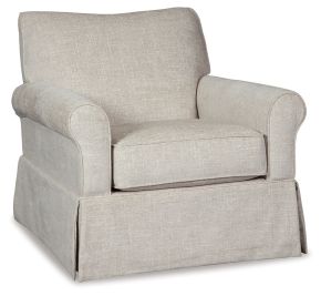Signature Design by Ashley® A3000006 Searcy - Swivel Glider Accent Chair - Quartz