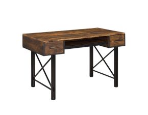ACME 92795 ACME 92795 Settea - Computer Desk - Weathered Oak & Black