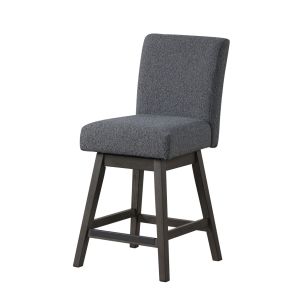 New Classic D4125-28-GRY High Line - Swivel Counter Chair (Set of 2) - Gray