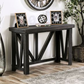 Furniture of America EM4001DG-S Halton Hills - Sofa Table - Charcoal